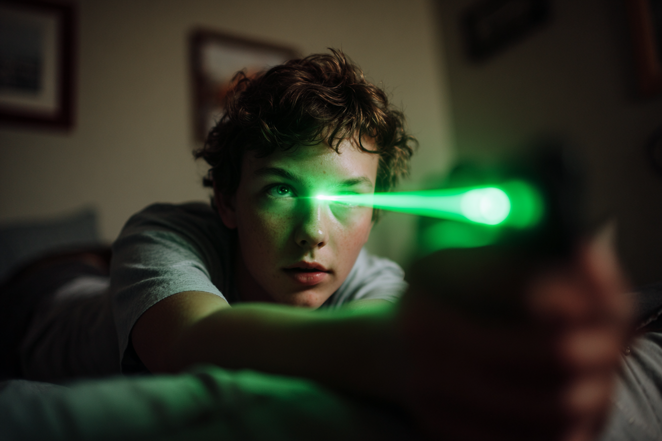 Laserpointer und Augen – wann entsteht ein echtes Sehrisiko?
