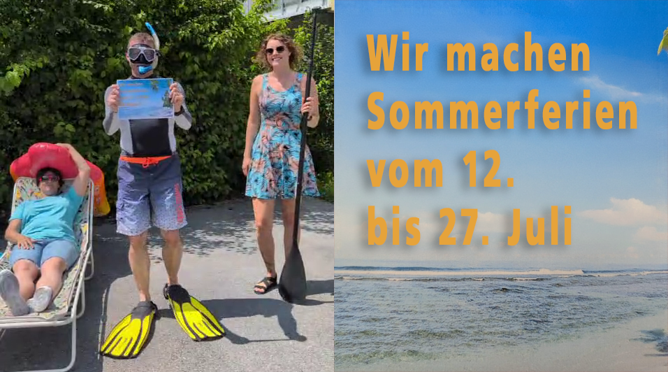 Daniel Sibyll und Maren in Ferienkleidung